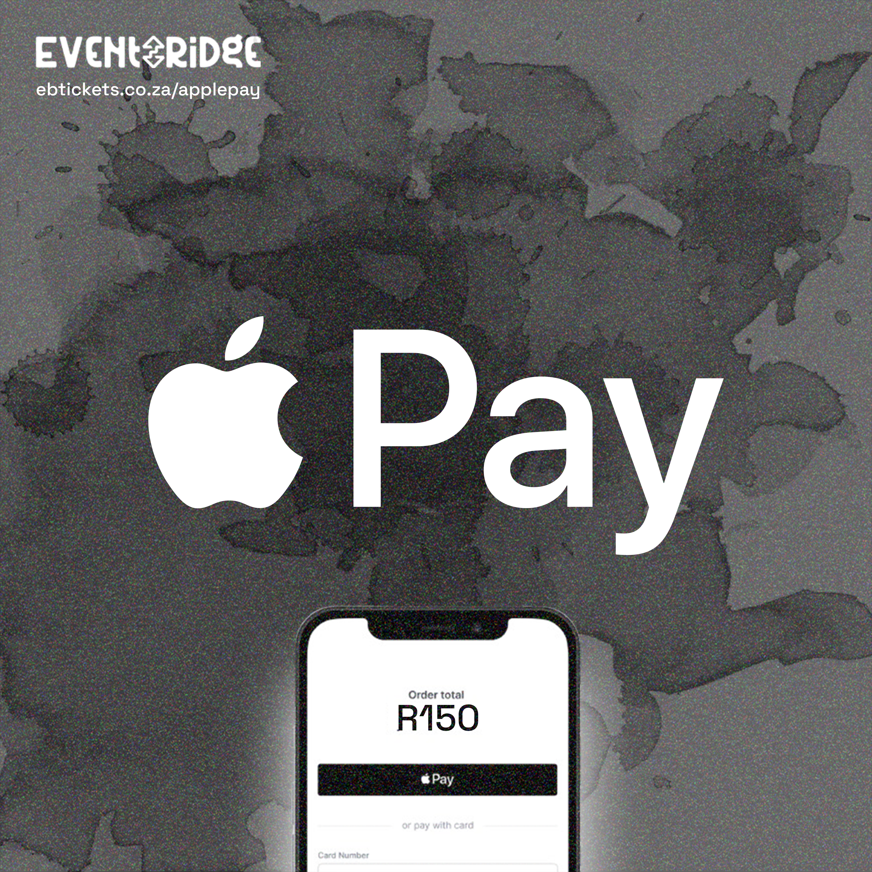 iPhone displaying ticket checkout